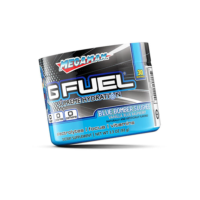 Mega Man Blue Bomber Slushee Hydration Tub ohne Koffein