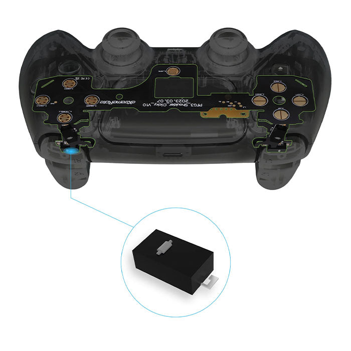 Micro Switch Clicky Hair Trigger Kit für PS5 Controller BDM-030