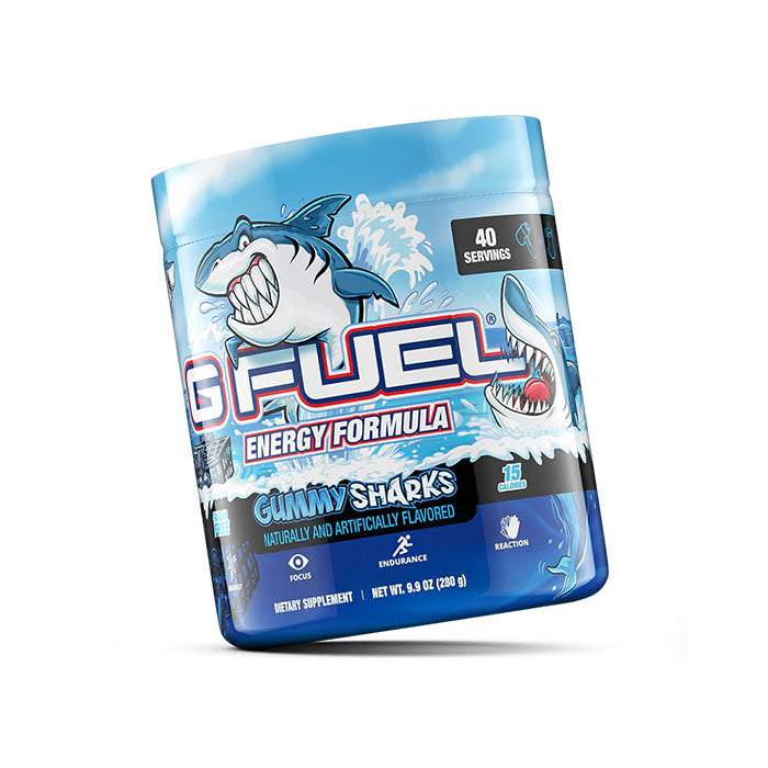 gummy sharks gfuel energy tub