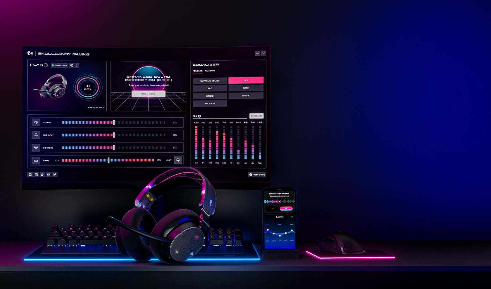 skullcandy plyr feature banner headset app desktop