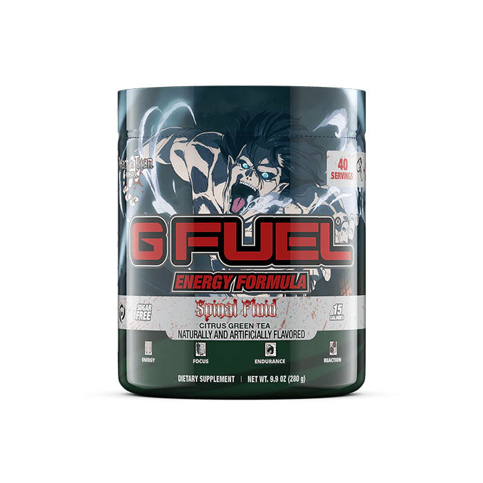 Attack on Titan Spinal Fluid G Fuel Energy Tub