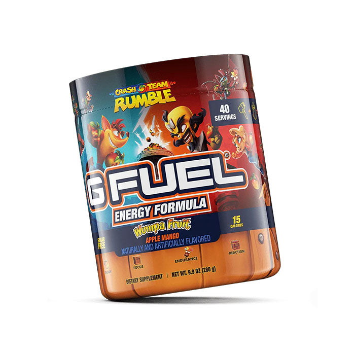 Wumpa Fruit Remastered G Fuel Energy Tub