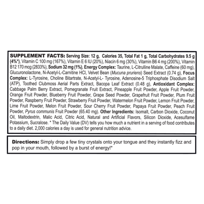 Sour Blue Chug Rug G Fuel Energy Crystals