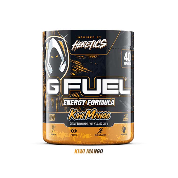 G Fuel Energy Heretics Kiwi Mango 40er Tub