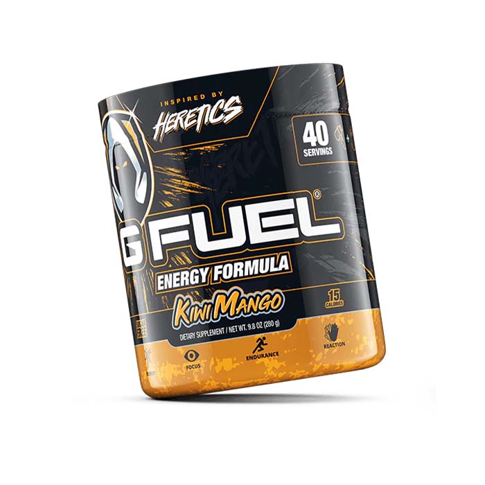 G Fuel Energy Heretics Kiwi Mango 40er Tub