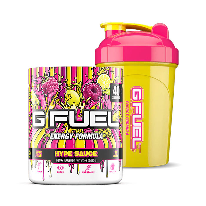 G Fuel Energy Hype Sauce 40er Tub und Shaker Bundle