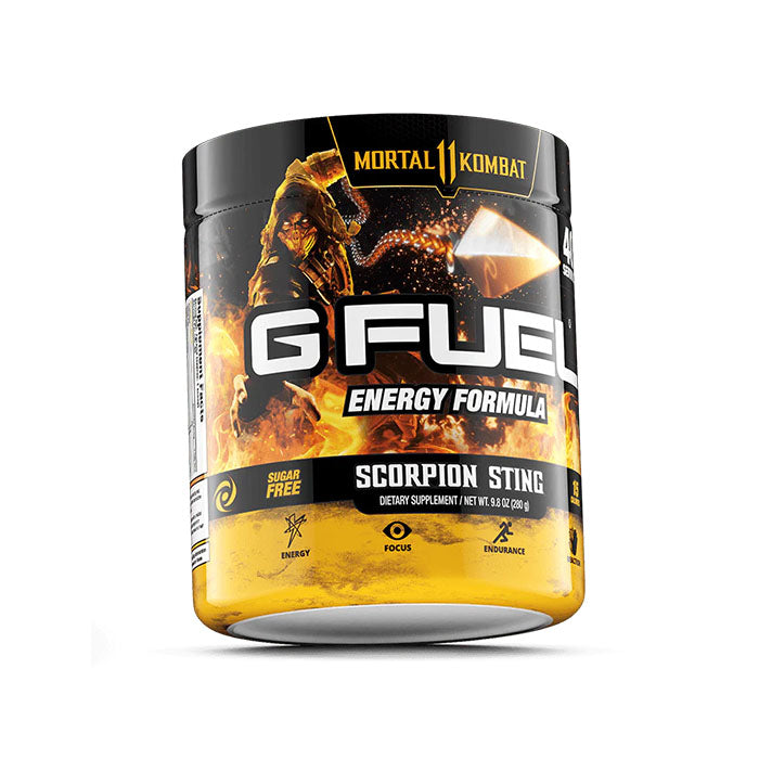 G Fuel Energy Mortal Kombat Scorpion Sting 40er Tub