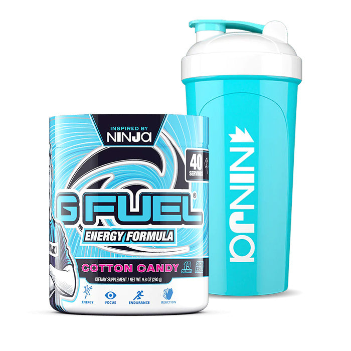 Ninja's Cotton Candy G Fuel Energy XL Shaker Bundle