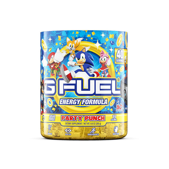 G Fuel Energy Sonic Party Punch 40er Tub