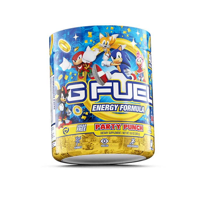 G Fuel Energy Sonic Party Punch 40er Tub