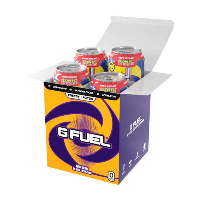 G Fuel Energy Drink Sonic's Peach Rings 4 Dosen