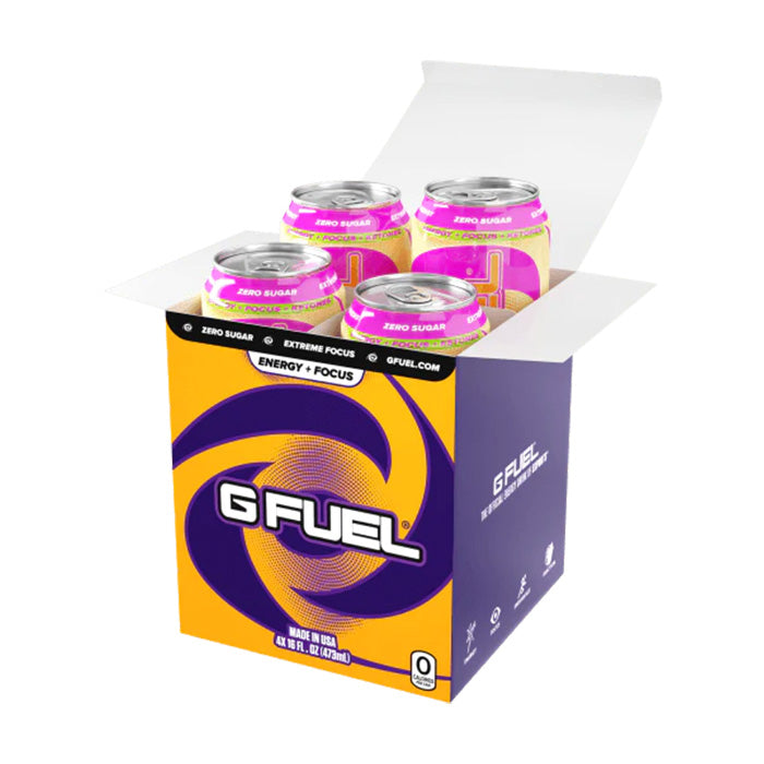 G Fuel Energy Drink Rainbow Sherbet 4 Dosen