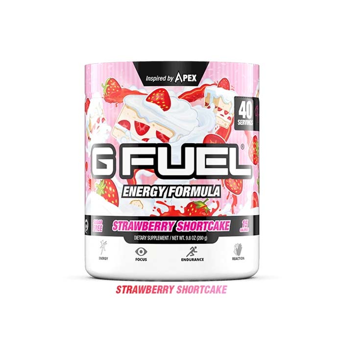 G Fuel Energy Strawberry Shortcake 40er Tub