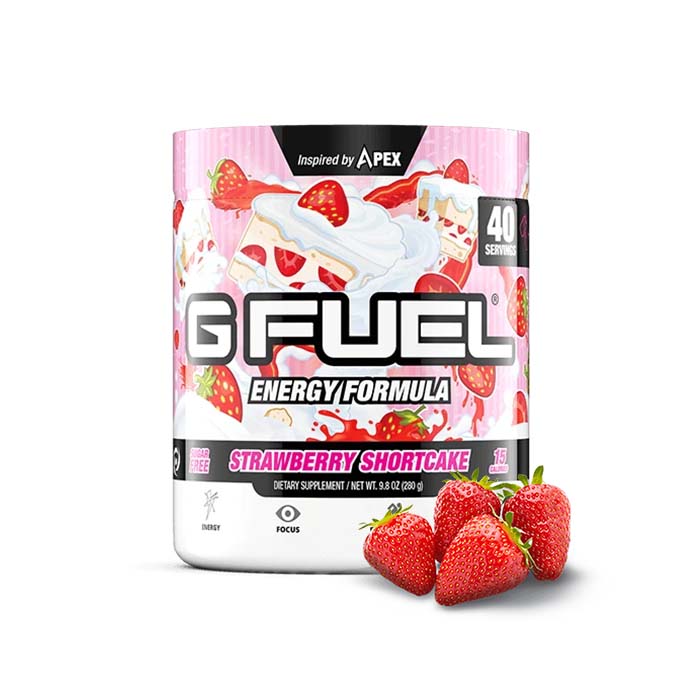 G Fuel Energy Strawberry Shortcake 40er Tub