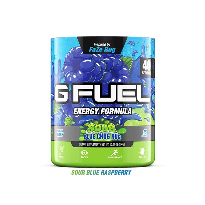 G Fuel Energy Sour Blue Chug Rug Tub