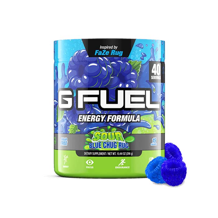 G Fuel Energy Sour Blue Chug Rug Tub