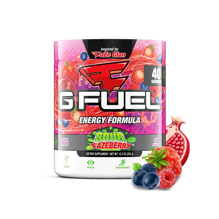 G Fuel Energy Sour FaZeberry 40er Tub