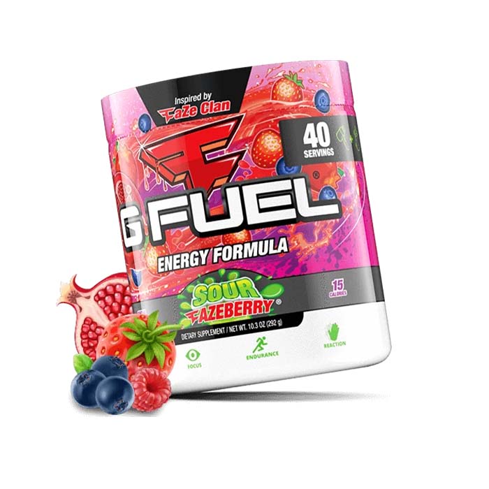 G Fuel Energy Sour FaZeberry 40er Tub