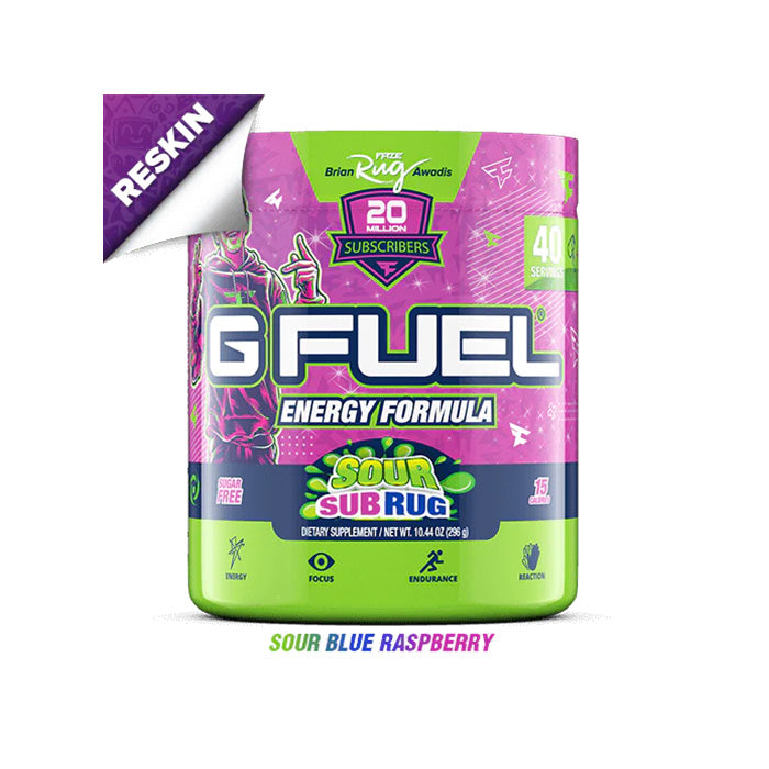 G Fuel Energy Sour Sub Rug 40er Tub