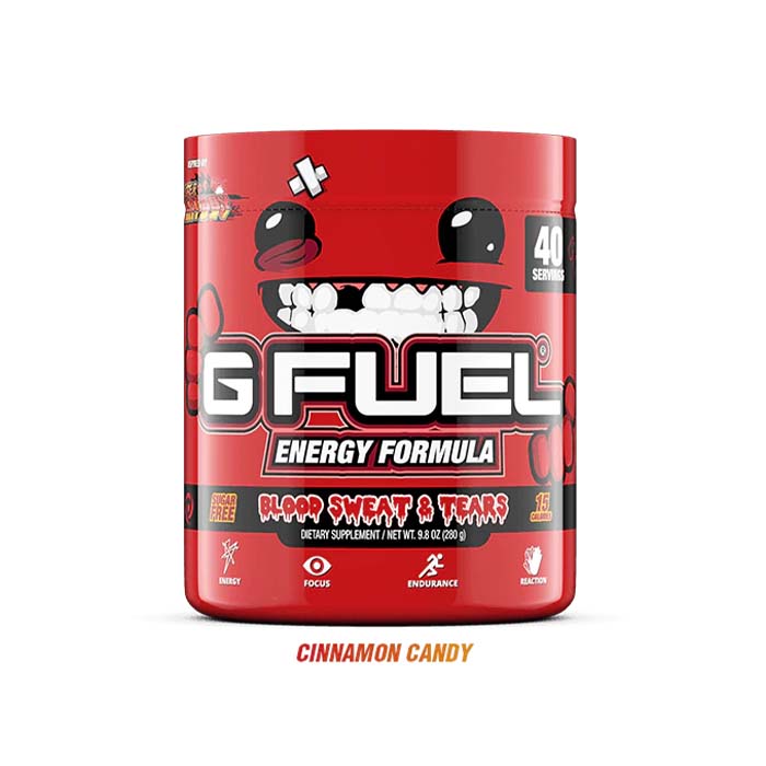 G Fuel Super Meat Boy Blood Sweat & Tears Tub