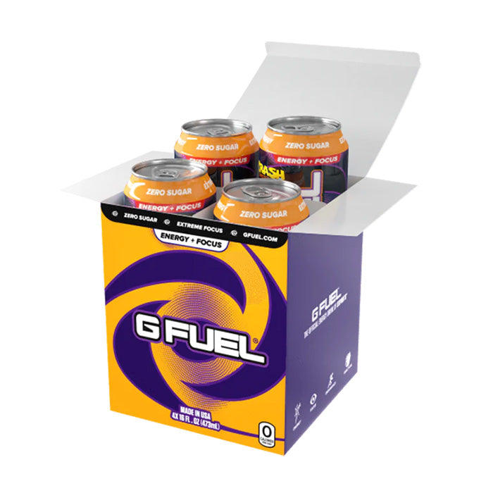 G Fuel Energy Drink Wumpa Fruit Crash Bandicoot 4 Dosen