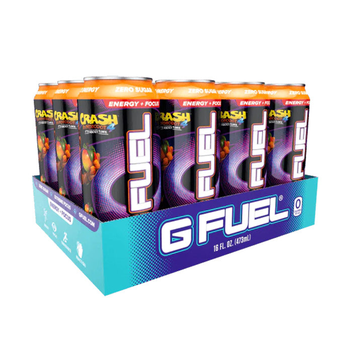 G Fuel Energy Drink Wumpa Fruit Crash Bandicoot 12 Dosen