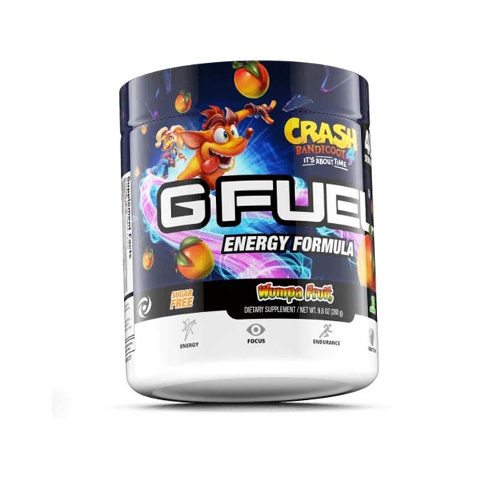 G Fuel Energy Wumpa Fruit Crash Bandicoot Tub
