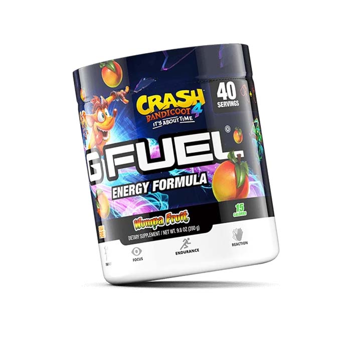 G Fuel Energy Wumpa Fruit Crash Bandicoot Tub