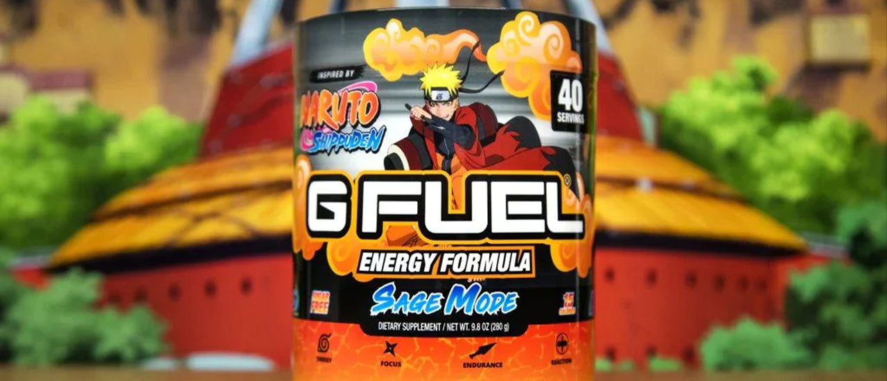 Naruto's Sage Mode G FUEL Energy Drink