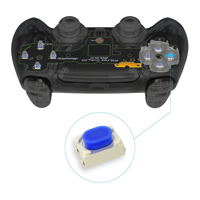 Micro Switch Clicky Face Button Kit für PS5 Controller BDM-030