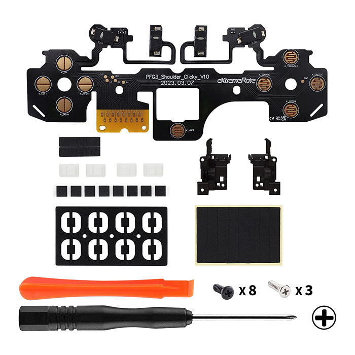 Micro Switch Clicky Hair Trigger Kit für PS5 Controller BDM-030