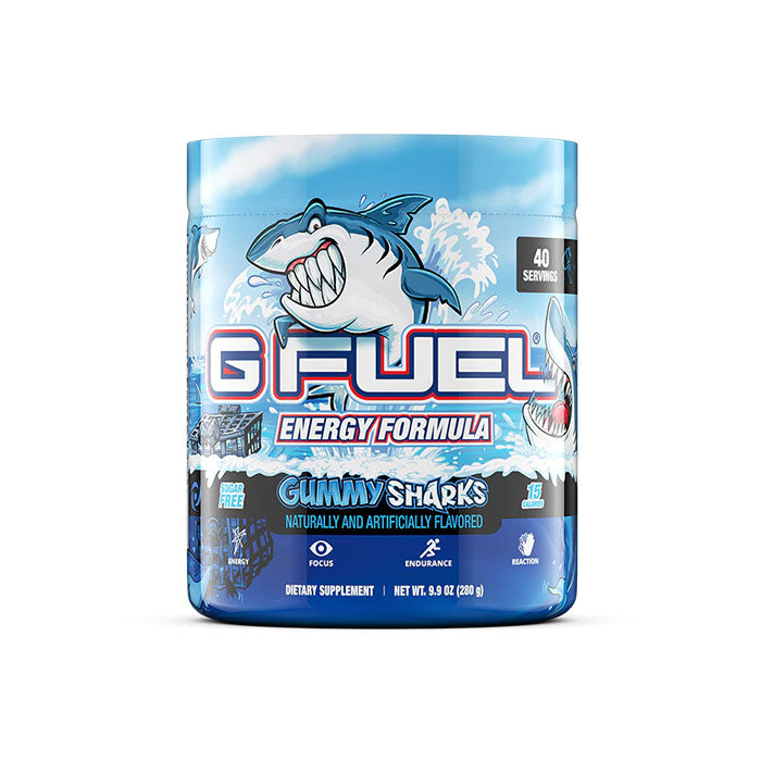 gummy sharks gfuel energy tub