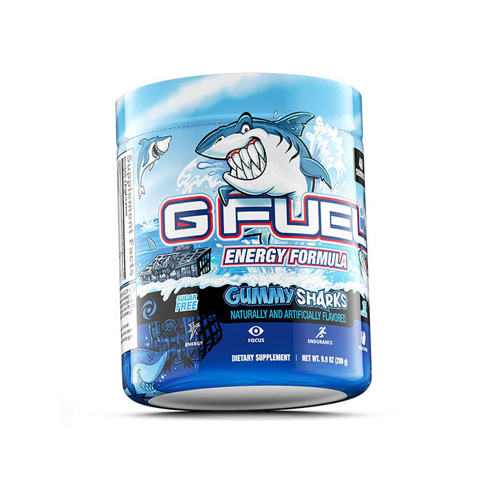 gummy sharks gfuel energy tub