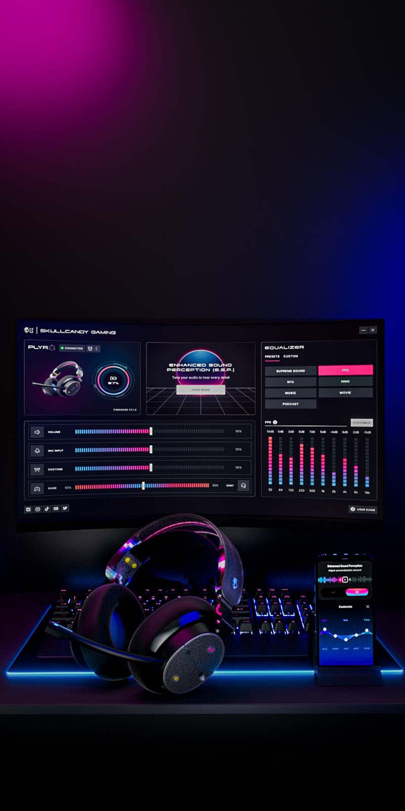 skullcandy plyr feature banner headset app mobile