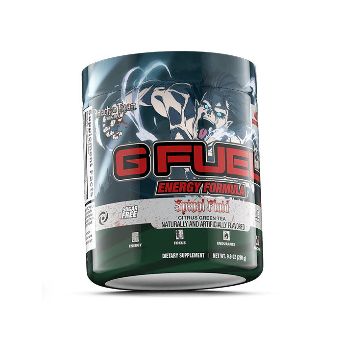 Attack on Titan Spinal Fluid G Fuel Energy Tub