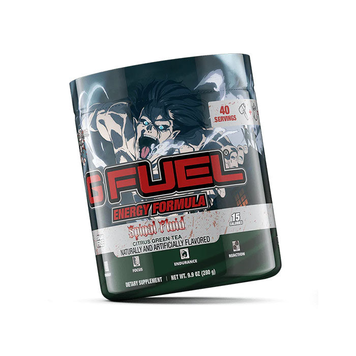 Attack on Titan Spinal Fluid G Fuel Energy Tub