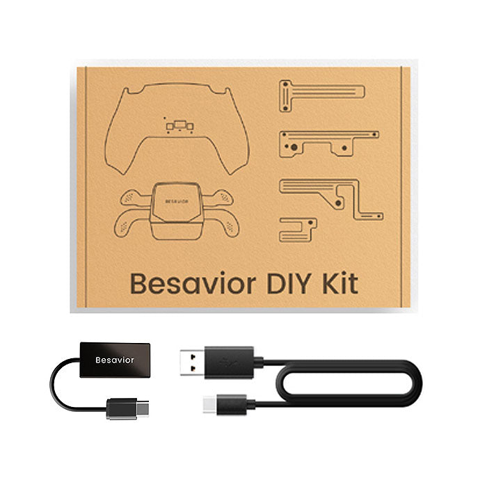 Besavior PS5 DIY Elite Kit Packaging & Cable