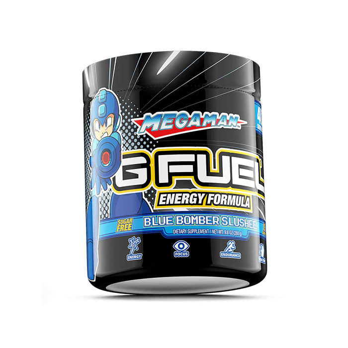 G Fuel Energy Megaman Blue Bomber Slushee 40er Tub