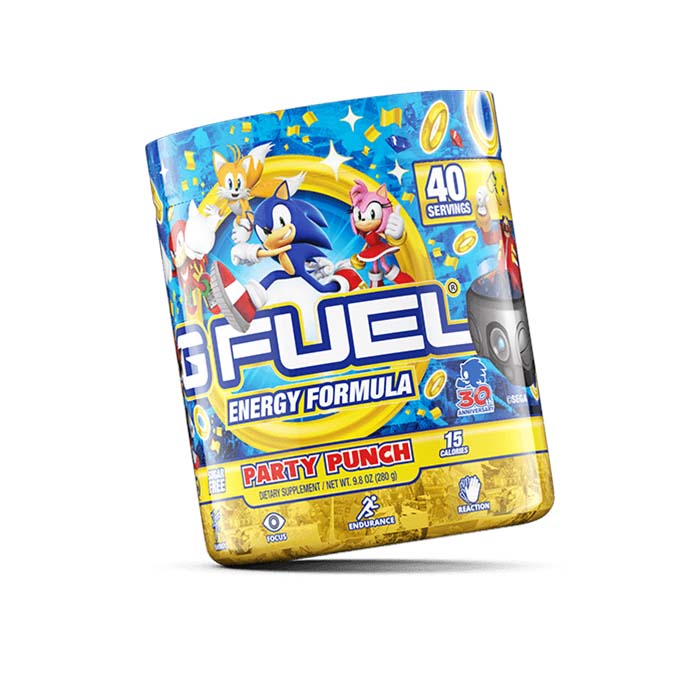 G Fuel Energy Sonic Party Punch 40er Tub