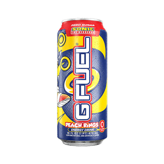 G Fuel Energy Drink Sonic's Peach Rings Dose Logo
