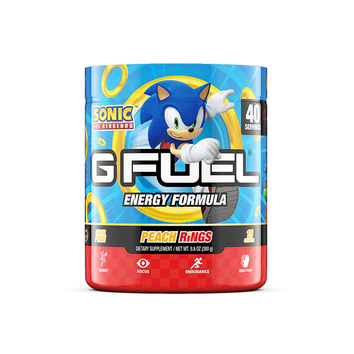 G Fuel Energy Sonic Peach Rings 40er Tub