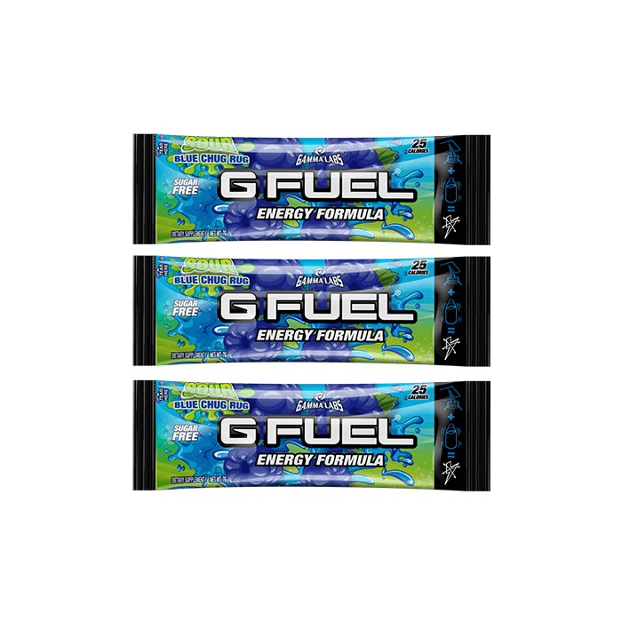 Sour Blue Chug Rug G Fuel Energy Probierpack